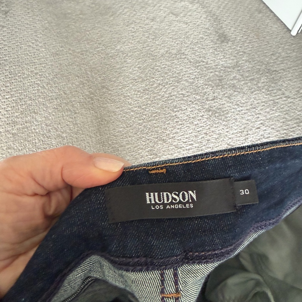 Hudson Jeans Dark Blue Flare Wide Leg - Picture 4 of 4